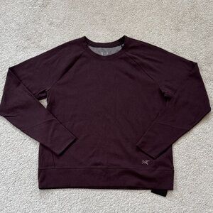 Arc'teryx NWT Women's Sirrus Pullover Shirt Burgundy SzL